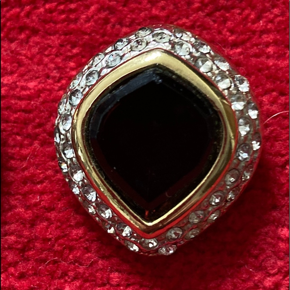 EUC VINTAGE AMERICAN FASHION JEWELS, INC GORGEOUS CLIP EARRINGS - Picture 3 of 7
